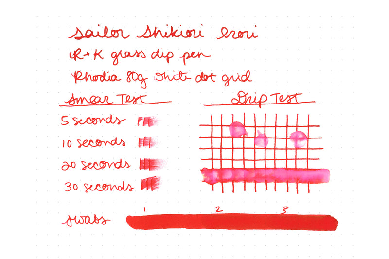 Sailor Shikiori Irori - Ink Sample