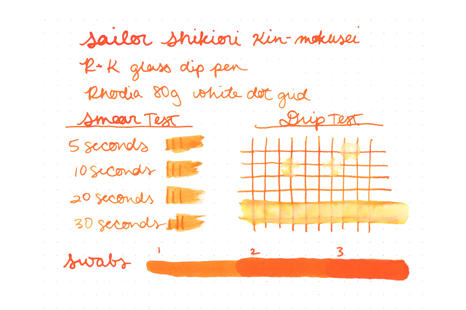 Sailor Shikiori Kin-mokusei fountain pen ink