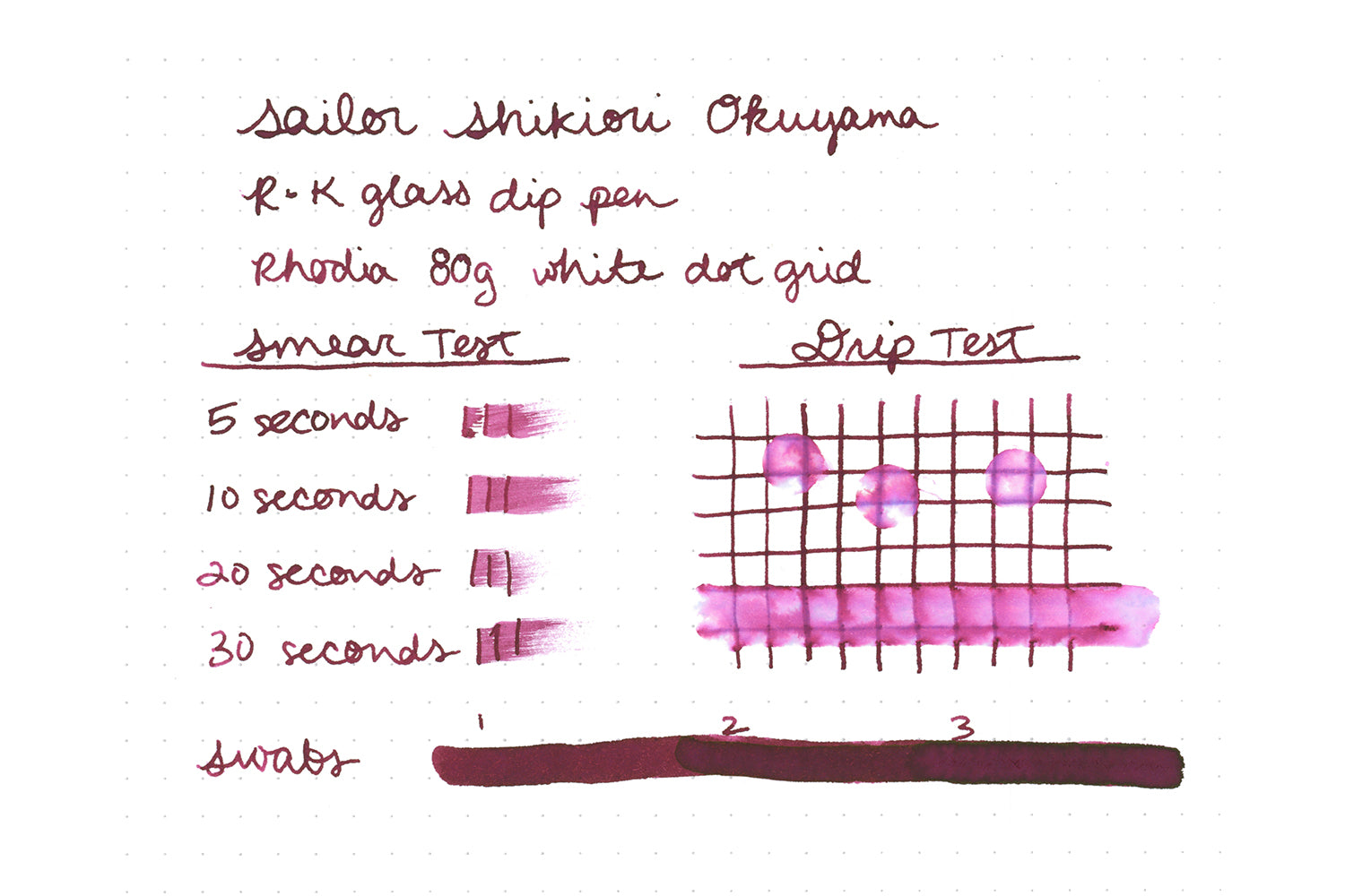 Sailor Shikiori Okuyama fountain pen ink
