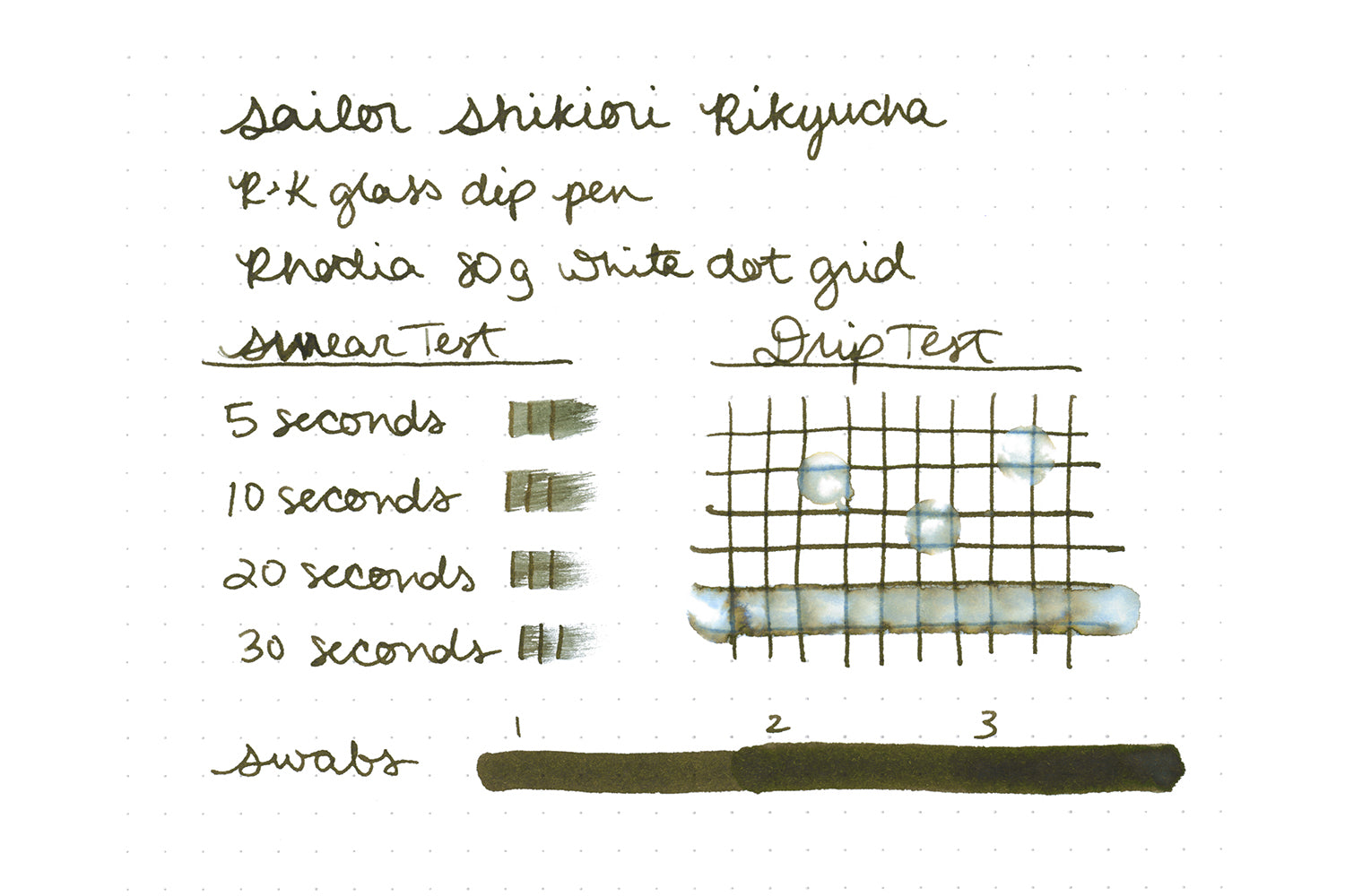 Sailor Shikiori Rikyucha fountain pen ink