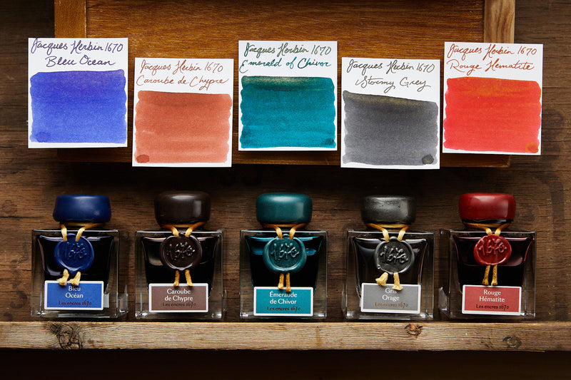 Jacques Herbin 1670 Rouge Hematite - 50ml Bottled Ink