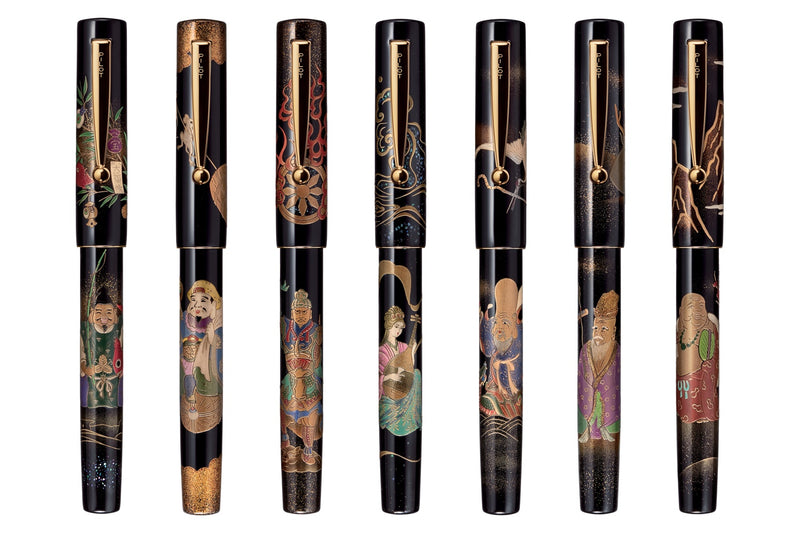 Namiki Yukari Fountain Pen - Seven Gods Set of 7 (100th Anniversary Limited Edition)