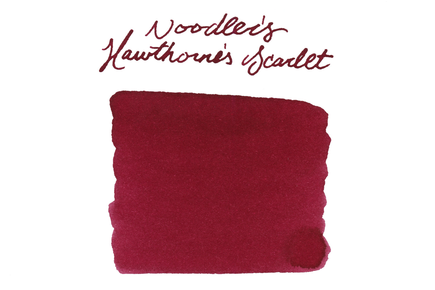 Noodler's Hawthorne's Scarlet fountain pen ink