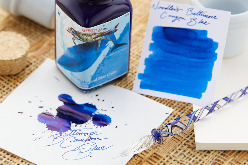 Noodler's Baltimore Canyon Blue - Ink Sample