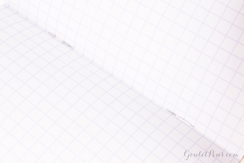 Rhodia Classic Side Staplebound A5 Notebook - Ice White, Graph
