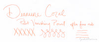 Diamine Coral - Ink Sample