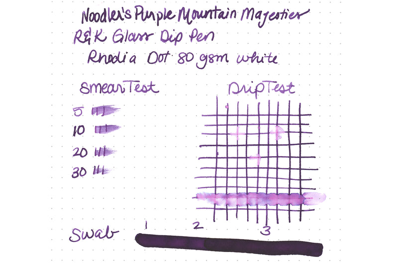 Noodler's Purple Mountain Majesties - Ink Sample