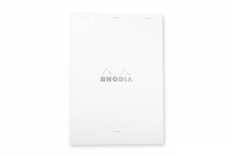 Rhodia No. 18 A4 Notepad - Ice White, Lined